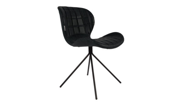 Chair Omg Leatherlook black Zuiver