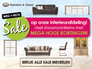 Sale op onze interieurafdeling