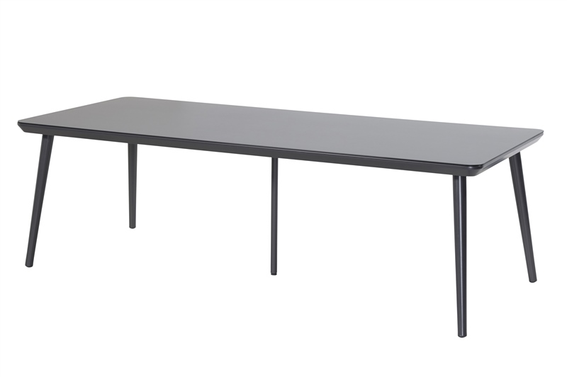 lineair kaart Ongemak Hartman Tuintafel Sophie Studio HPL 240x100 cm Carbon - Vivaldi XL