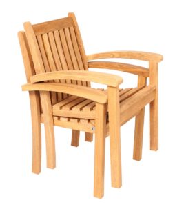 Traditional teak Victoria-stacking-chair-studio (1)