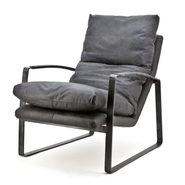 eleonora lex fauteuil antraciet vintage