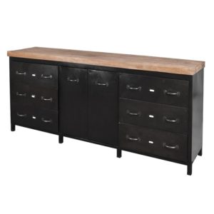 eleonora industrieel dressoir 200 cm