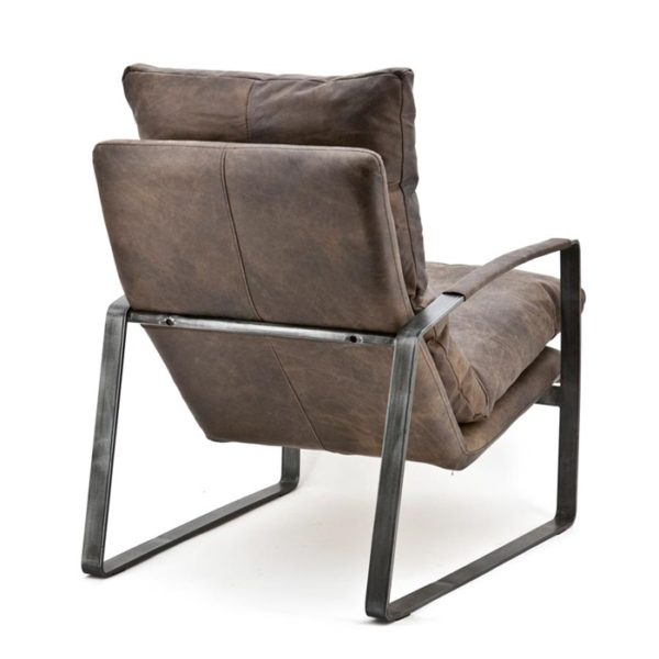 eleonora lex fauteuil donkerbruin achter