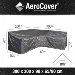 Aerocover Loungesethoes L-Shape 300x300x90x65/90 7957