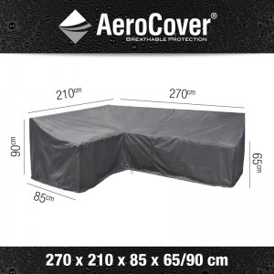 Aerocover loungesethoes L-Vorm Links 270x210x85x65-90 cm 7990