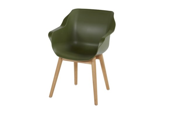 Hartman Armstoel Sophie Studio Teak Moss Green