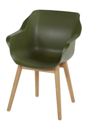 Hartman Armstoel Sophie Studio Teak Moss Green