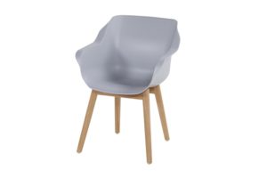 Hartman Armstoel Sophie Teak Studio Misty Grey