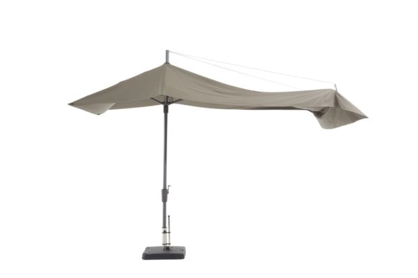 Madison Parasol Asymetric Sideway 360x220 Grey