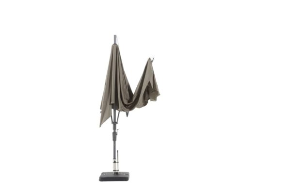 Madison Parasol Asymetric Sideway 360x220 Grey