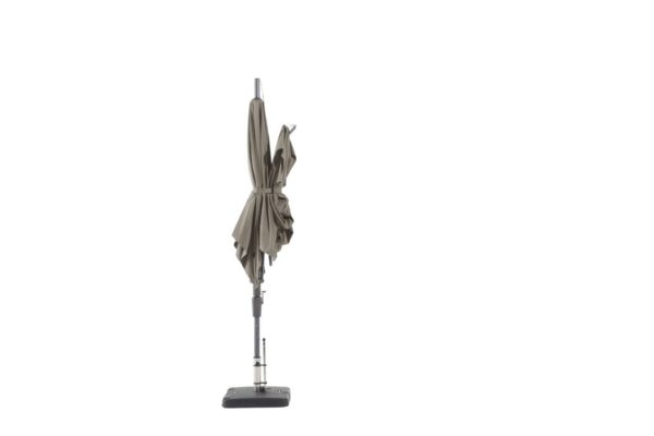 Madison Parasol Asymetric Sideway 360x220 Grey