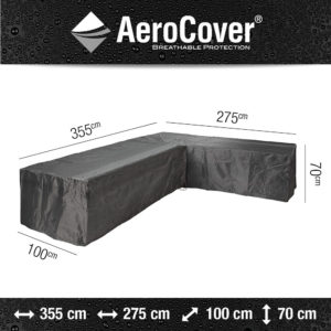 Aerocover loungesethoes hoekset 355x275x100x70 links