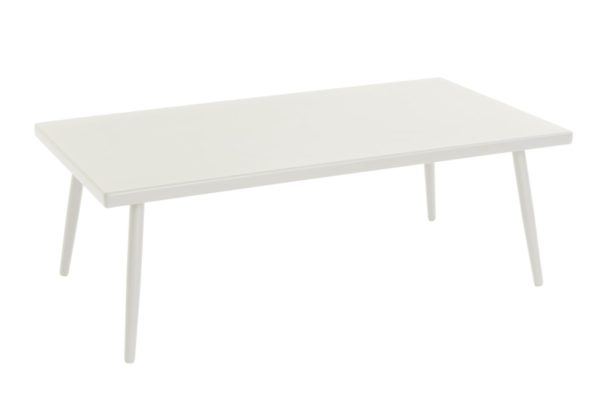 Beach 7 Tuintafel Coppa Aluminium 160x90 cm White
