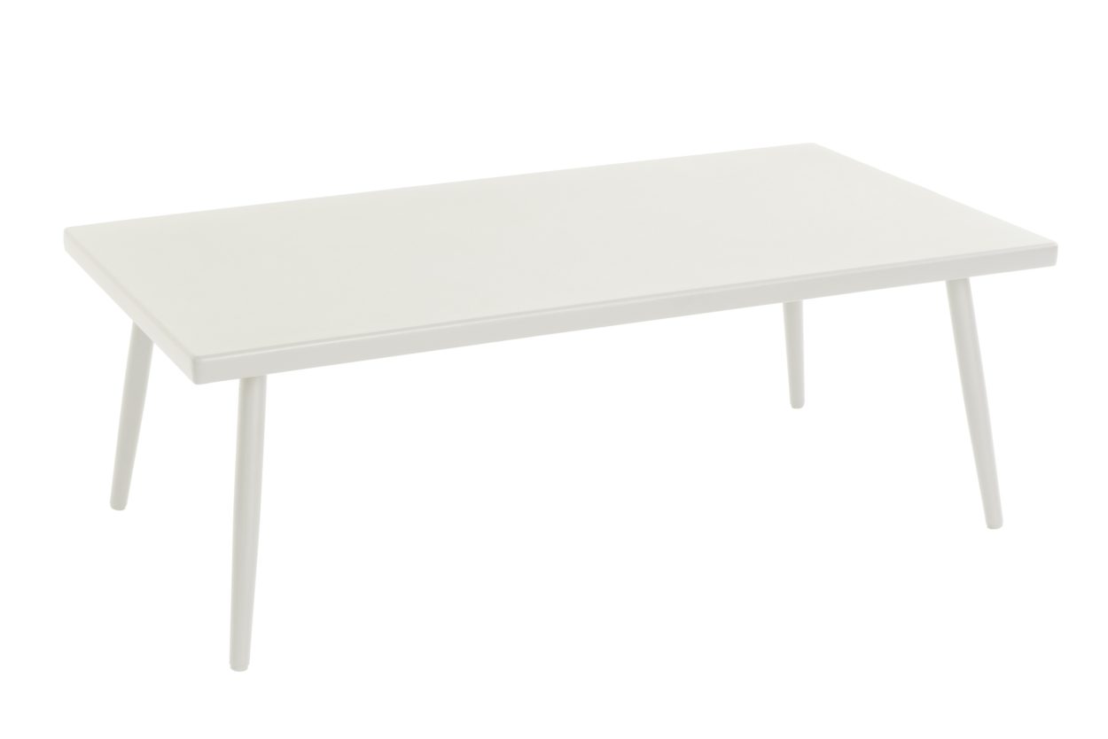 kaart Reis Speeltoestellen Beach 7 Tuintafel Coppa Aluminium 160x90 cm White - Vivaldi XL