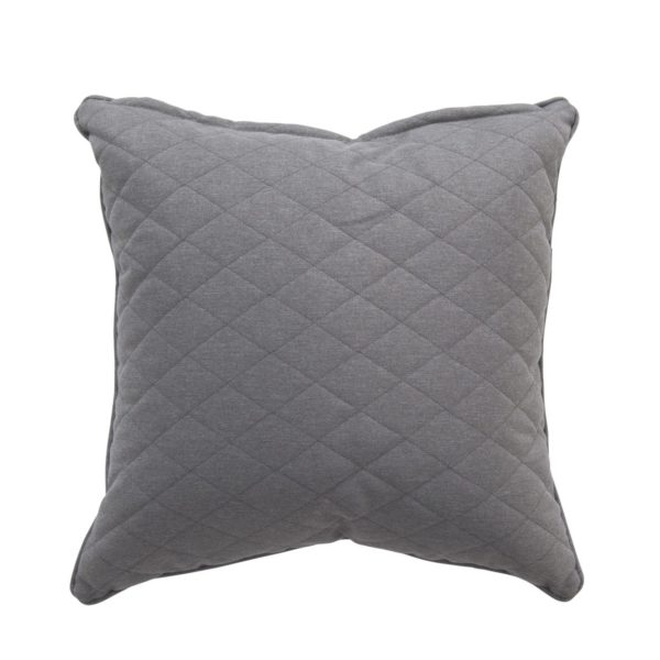 Beach 7 Sierkussen Quilted Stone Grey 50x50 cm