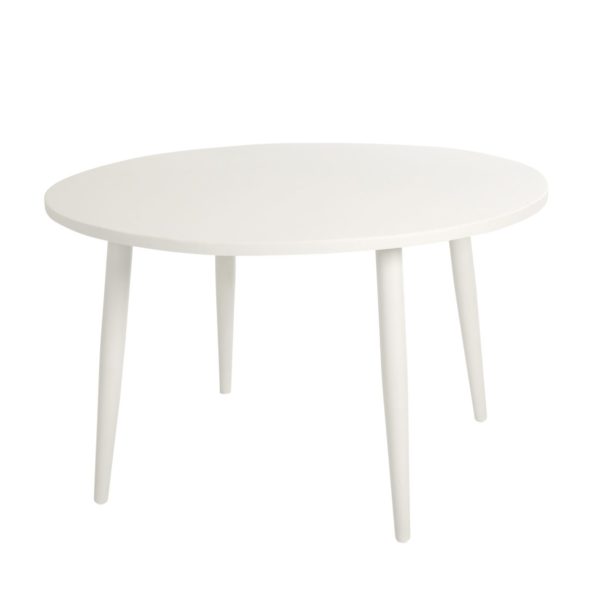 Beach 7 Tuintafel Coppa Aluminium 125 cm Rond White