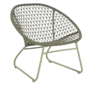 Max & Luuk Bella Occasional Chair Rope M4052 Moss