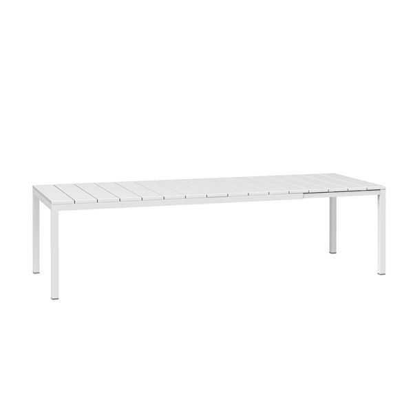 Nardi Tuintafel Rio Uitschuiftafel 210-280 Bianco Wit