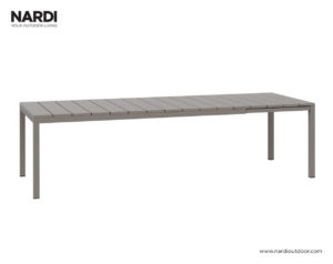 Nardi uitschuiftafel Rio 210-280 Tortora