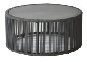 Borek Lagos Coffee Table Dark Grey Rope