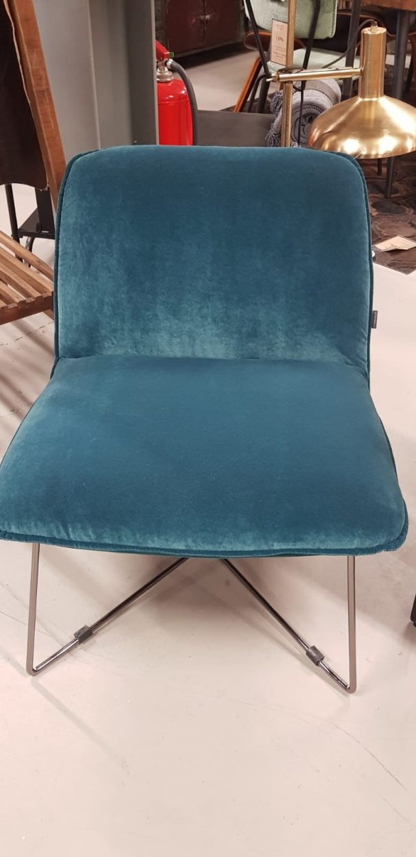 koppeling Oriëntatiepunt Proportioneel Fly fauteuil petrol blauw showroommodel - Vivaldi XL Zevenaar
