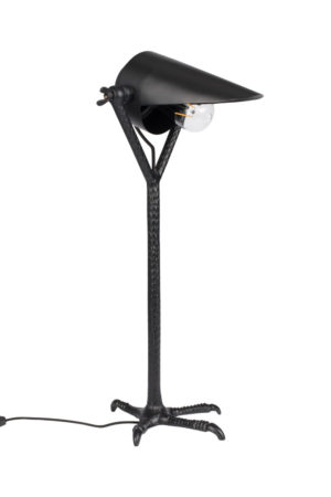 Dutchbone Falcon tafellamp zwart