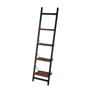 Eleonora Mango boekenrek met metalen frame zwart
