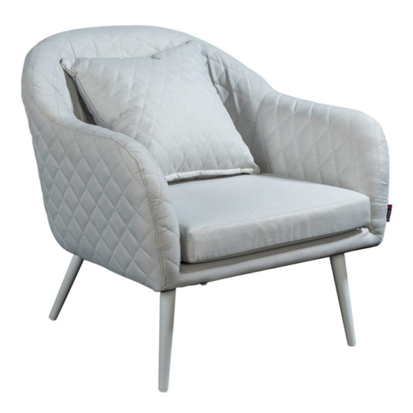 Beach 7 Loungestoel Amante Quilted Marble Grey