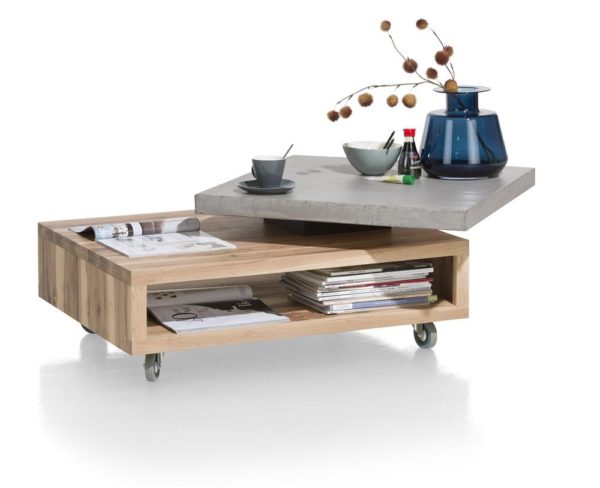 Henders en Hazel Maitre salontafel 90 x 70 cm naturel