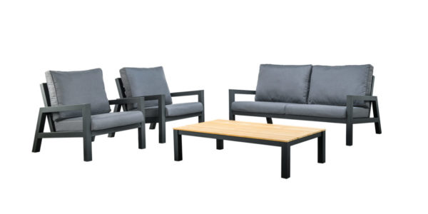 Suns Sofaset Lago 4-Delig Grey Teak
