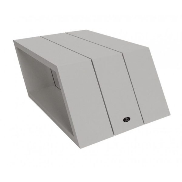 Borek Bijzettafel Viking Aluminium Pearl Grey