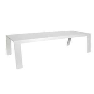 Borek Diningtafel Viking Aluminium White 255