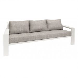 Borek Lage Bank Lounge Viking Aluminium White