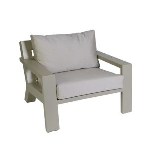 Borek Lounge Chair Viking Aluminium Pearl Grey