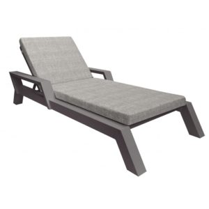 Borek Lounger Viking Aluminium Antraciet
