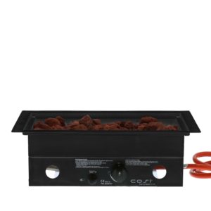 Cosi Cosiburner Inbouwbrander Black Rechthoek