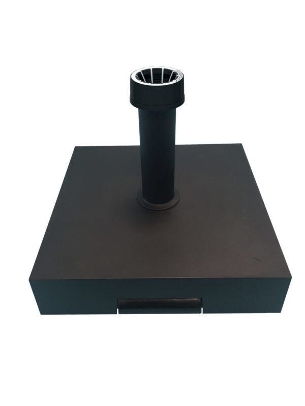 Parasolvoet 40 kg Beton Zwart