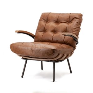 Eleonora Bastiaan fauteuil cognac