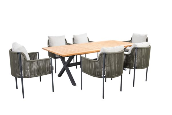 Yoi Diningset Wakai Umi 7-Delig Green