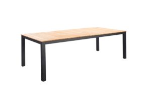 Yoi Diningtafel Arashi 220x100 cm Dark Grey Teak