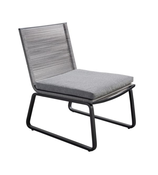 Yoi Loungechair Kome Rope Dark Grey