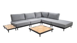 Yoi Loungeset Natsu Aluminium Teak