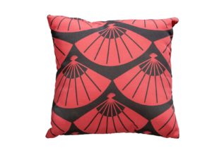 Yoi Sierkussen Hand Fan Red 50x50 cm