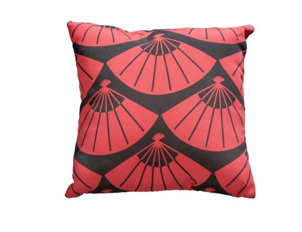 Yoi Sierkussen Hand Fan Red 50x50 cm