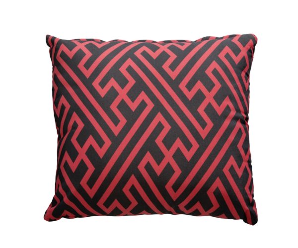 Yoi Sierkussen Maze Red 50x50 cm