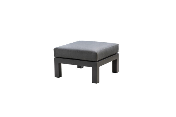 Yoi Midori Ottoman 60x60 dark grey mixed grey