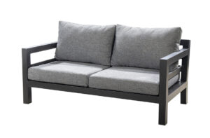 Yoi Midori Sofa 2 Seater alu dark grey mixed grey