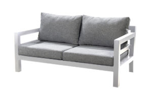 Yoi Midori Sofa 2 Seater alu white mixed grey