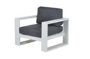 Garden Impressions Loungechair Cube Wit