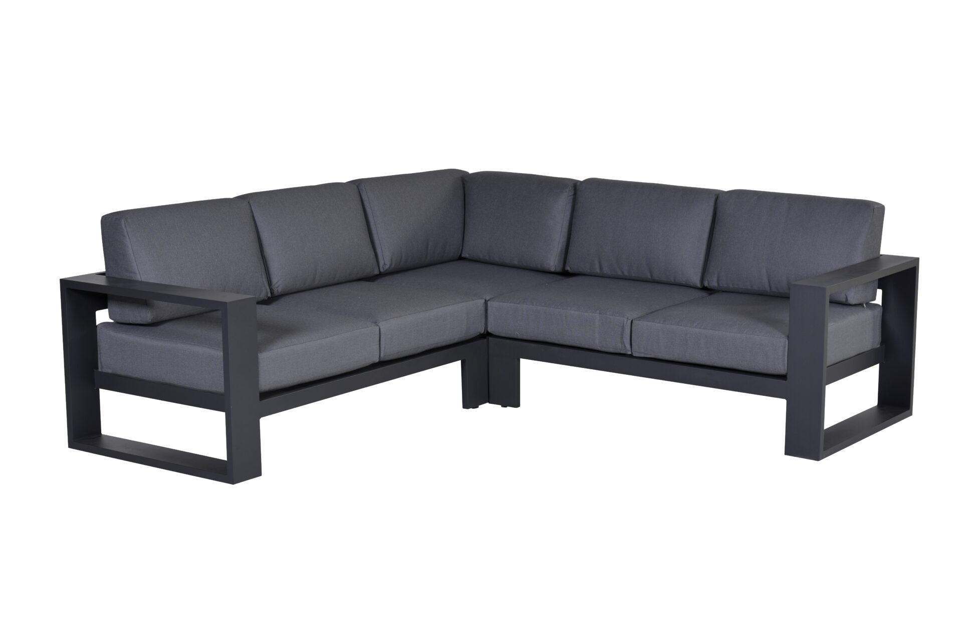 Faeröer Bully Artefact Garden Impressions Loungeset Cube Carbon Black - Vivaldi XL Zevenaar